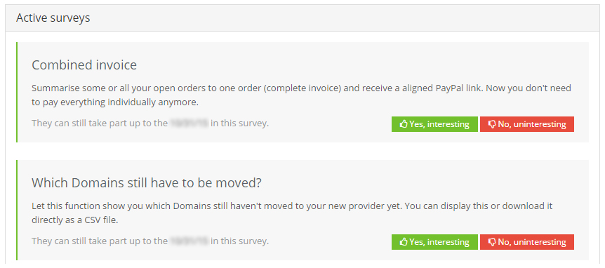 Encuesta en el área de clientes Encuesta en el área de clientes